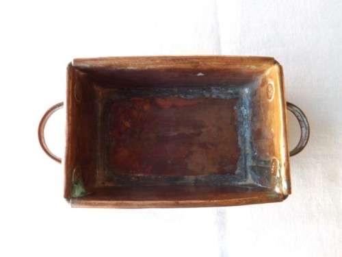 small rectangular tin ... of copper !!!
