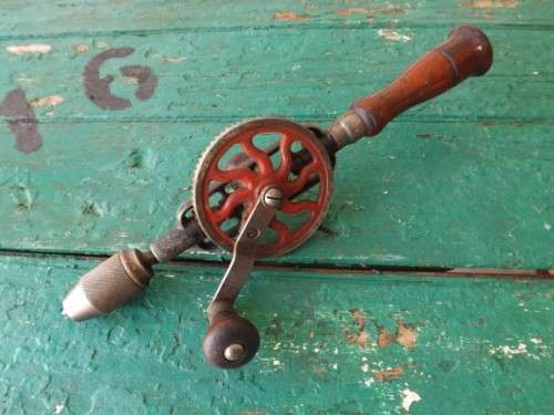 hand drill ... millers falls - a stuck eggbeater !!!