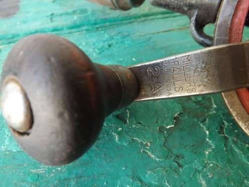 hand drill ... millers falls - a stuck eggbeater !!!