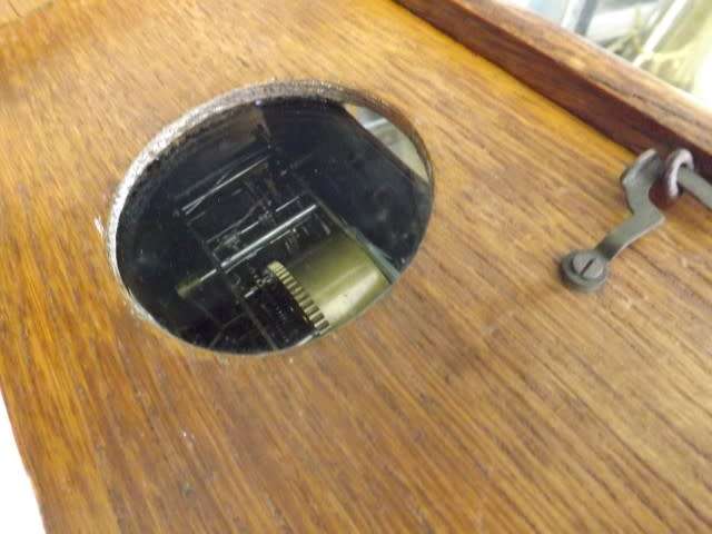 clock ... oak cased !!!