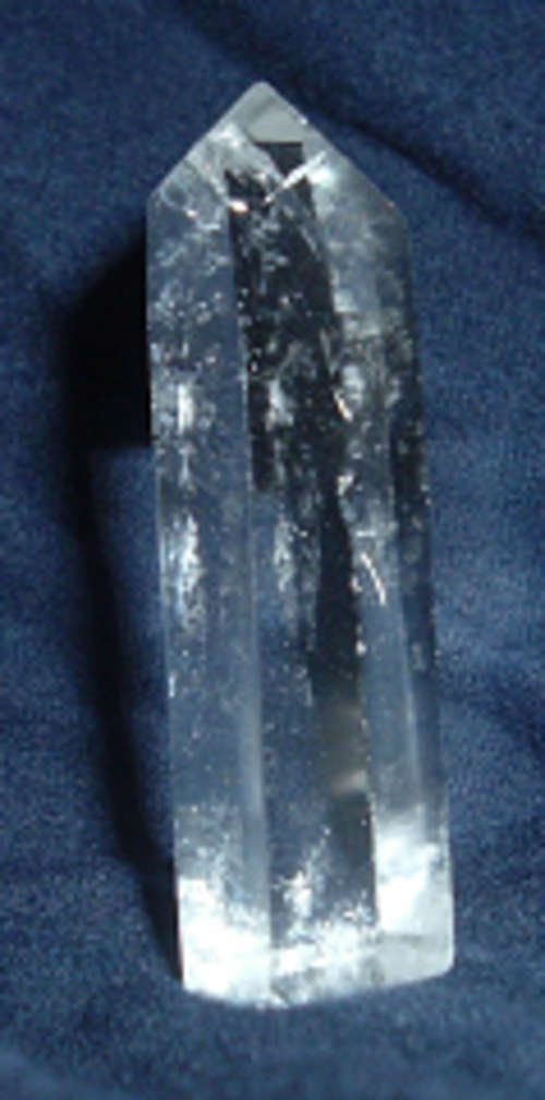 Clear quartz point. Storm crystal powerfull healer and repells negativity