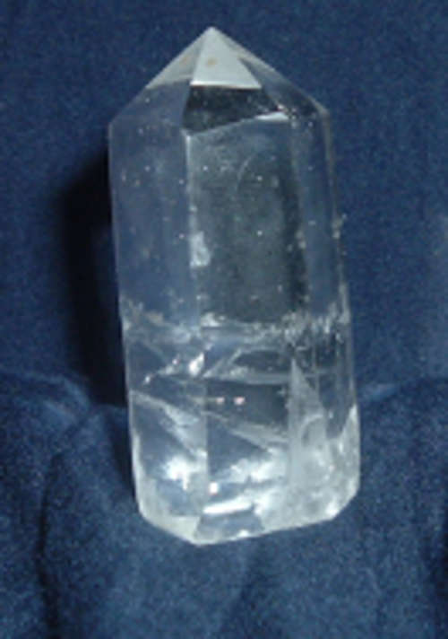 Clear quartz point. Storm crystal powerfull healer and repells negativity
