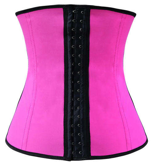 Latex Steel Boned  Shaper Underbust Corset   XS,S,M,L,XL