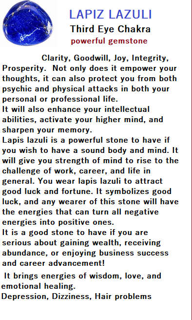 Lapis Lazuli tumble 3.2cm x 1.8cm IN STOCK