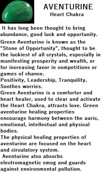 Small Aventurine  Luckiest of all crystals IN STOCK