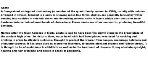 Purple Agate Slice  helps you get re-centered.