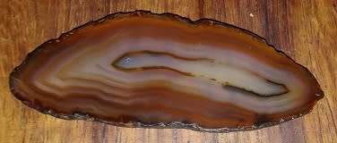 Brown  Agate Slice  Botswana Agate PROTECTIVE AND CONSIDERED VERY LUCKY!