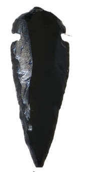 Black Obsidian Arrowhead