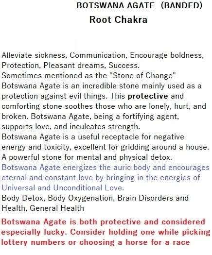 Botswana Agate  dates back nearly 187 million years ago