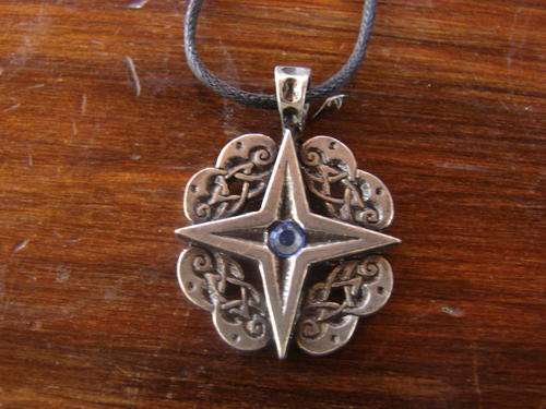 exclusive pewter pendant with Swarofsky crystal