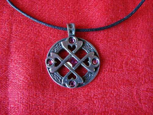 exclusive pewter pendant with Swarofsky crystals