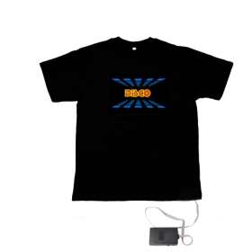 SOUND ACTIVATED T- SHIRT IDEAL FOR NEW YEAR  MEDIUM info look inside