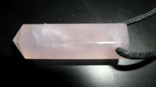 ROSE QUARTZ PENDANT STONE OF GENTLE LOVE, element water