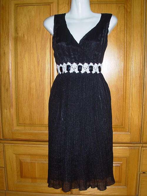 Crystal Pleated - Cocktail Dress to fit South African size  (32 Bust)