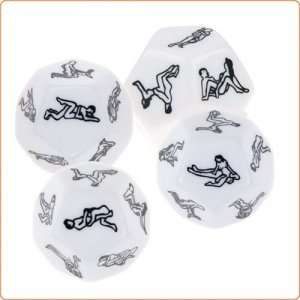 12 Sided Erotic Lover Sex Dice (2 Pack) (In Stock)