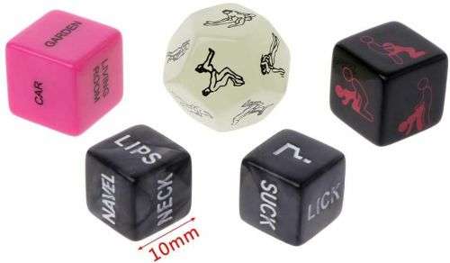5pcs Sex Dice Adult Erotic Fun For Couples (In Stock)