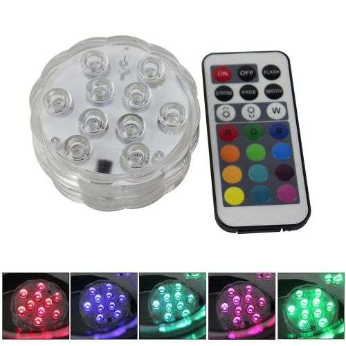 Romantic Lighting Remote Control LED Submersible Light