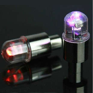 LED Car/Motorcycle Wheel Valve Caps (2 x Colourful) (In Stock)