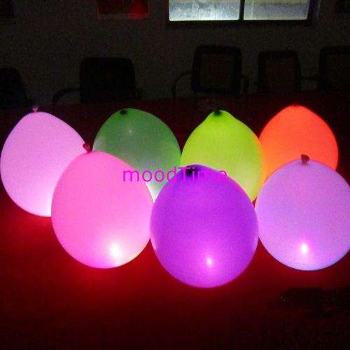 5Pcs LED Light Up Balloons - Random Color