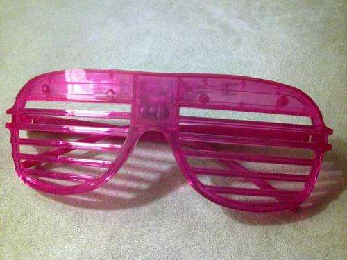 LED Flashing Plastic Glasses (RGB LED) (In Stock)