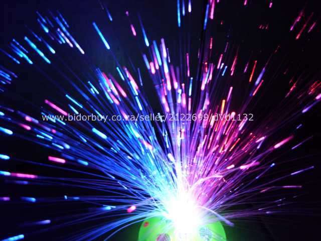 LED Fibre Optic Lamp (Blue base)