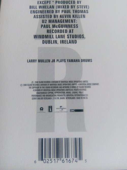 U2 - U2 WAR LP EX EU RE