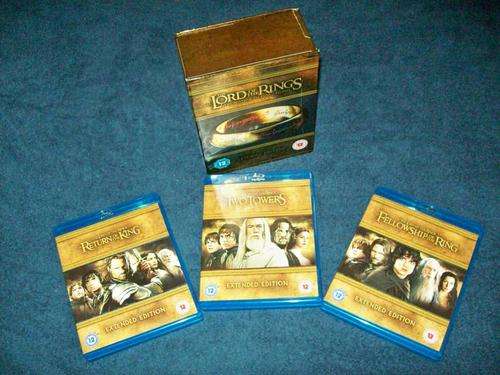 X-MAS CLEARANCE SALE THE LORD OF THE RINGS EXTENDED BLU-RAY (15DISCS) / FREE DELIVERY