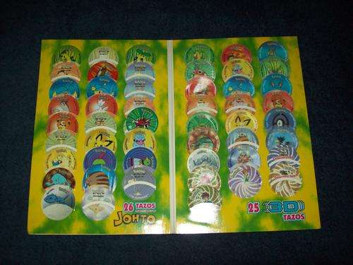 TAZOS pokemons Jotho and Last ever collection. incl 3D's