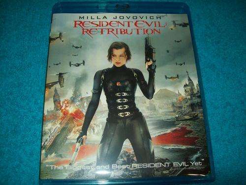 RESIDENT EVIL RETRIBUTION BLURAY