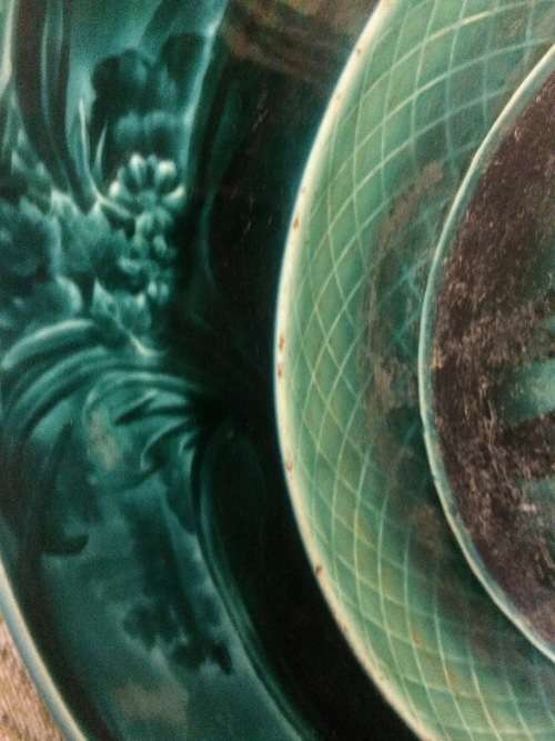 Antique French plate. Amazing detail.