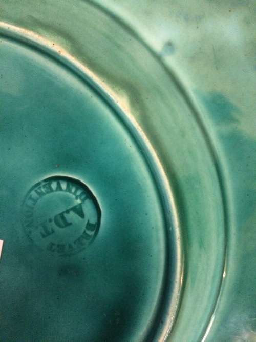 Antique French plate. Amazing detail.