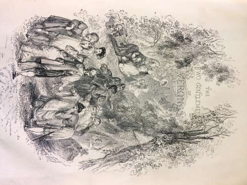 Antique leather book of Shakespeare's plays