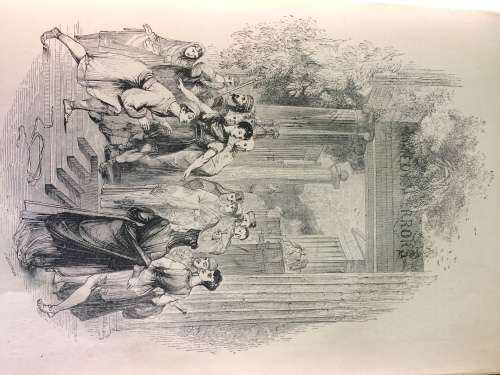 Antique leather book of Shakespeare's plays