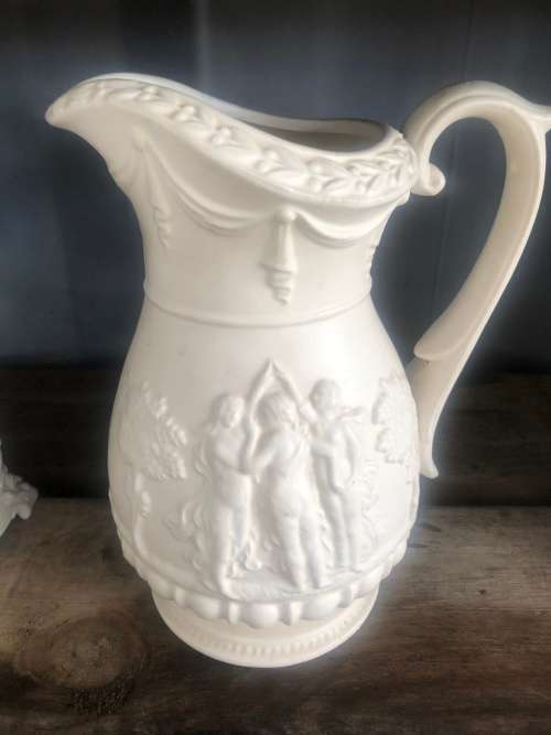 BISQUE PITCHER