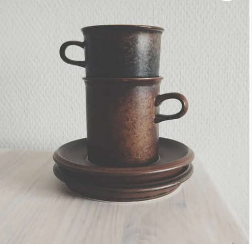 Arabia Ruska Coffee Cup and saucer