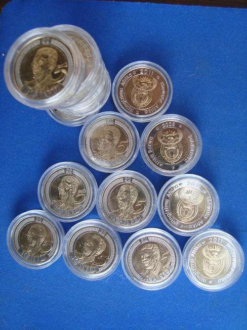 Mandela 2008 Encapsulated Uncirculated R5.Coins