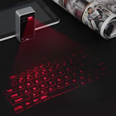 Magic Cube Laser Projection Virtual Bluetooth Keyboard Mini Pocket Sized for Android / iPhone / Appl