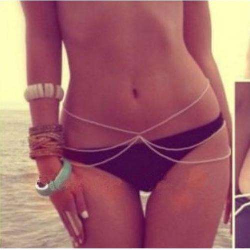 Gold Metal Body Chain