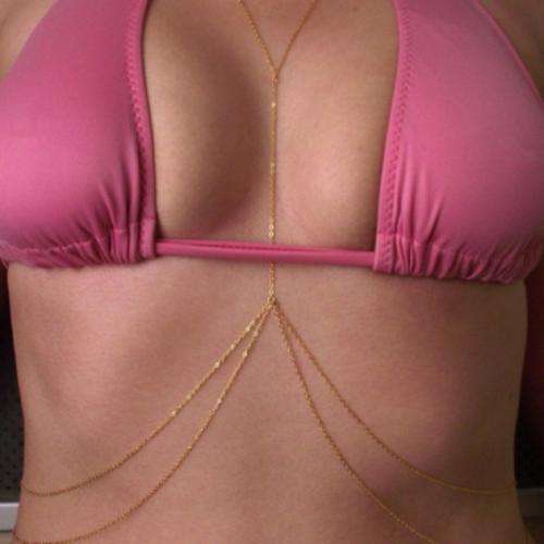 Gold Metal Body Chain