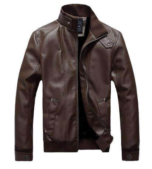 2016 Trends Men's Stand-Collar Zipper Long Sleeve Coat Jacket