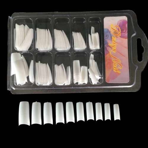 French Nail Tips 100pcs Nature