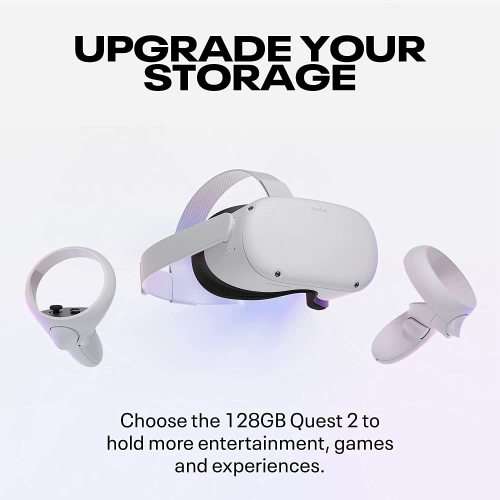 Oculus Quest 2 - Advanced All-In-One Virtual Reality Headset - 128 GB