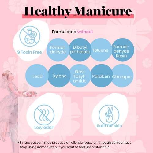 Beetles Gel Nail Polish Kit with U V Light 48W LED Nail Lamp 6 Colors Nude Gray Pink Gel Polish kit