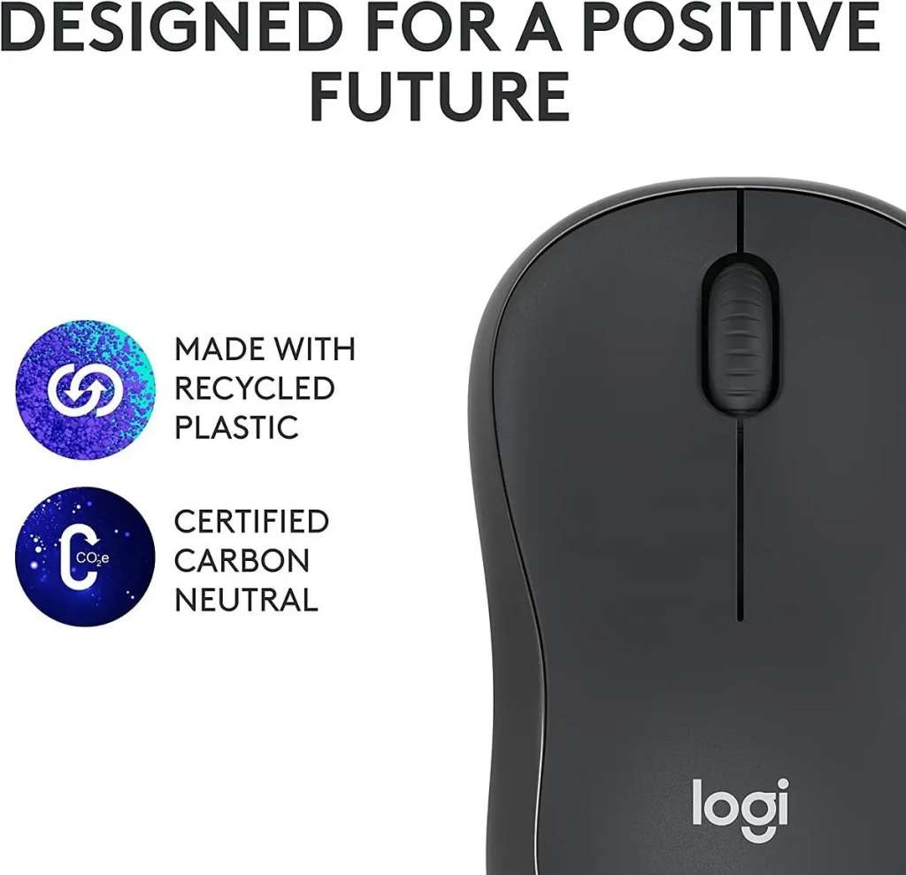 Logitech M240 Silent Bluetooth Mouse - Graphite