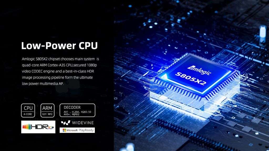 MeCool Android TV Box HD Dongle - Certified Netflix DStv Disney+ Smart TV