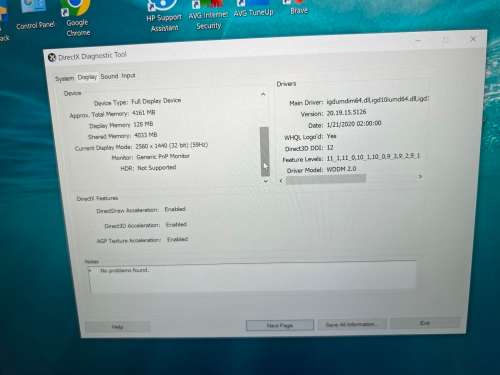 HP 12.5` Laptop 1020 2560 x 1440 Resolution