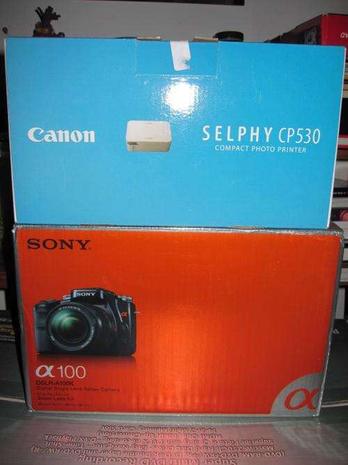 Sony Alpha 100 + FREE Canon Selphy Printer + Free Lens (On condition)
