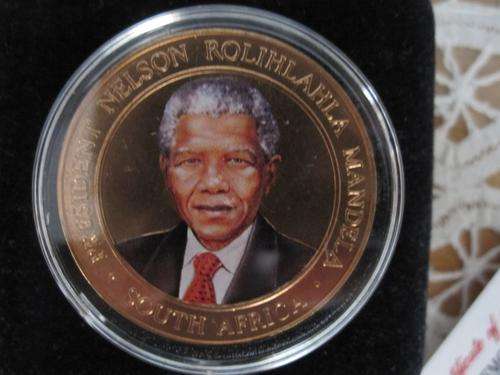 Nelson Mandela Colorized U.S. Medal of Honor