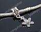 TIBETAN SILVER DANGLING DAISY CHARMS FITS PANDORA