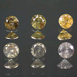 FANTASTIC 6 PCS ,60 CT FANCY MULTI COLOR DIAMOND